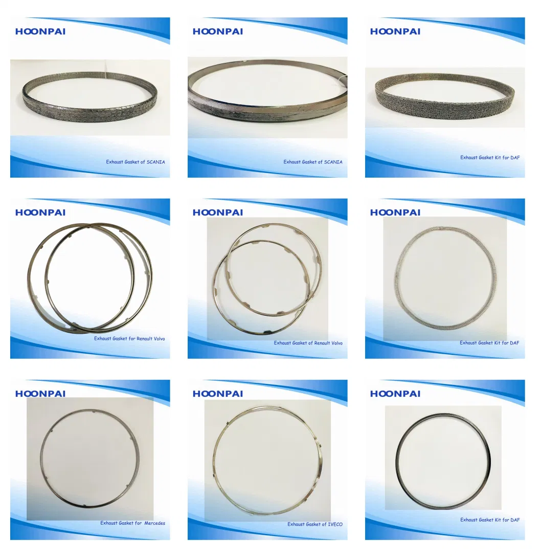 Factory Catalyst Converter Seal Replcement Exhaust Flange and V Band Clamp for Truck/Bus Engine Scania 2137233 2137602 2431439