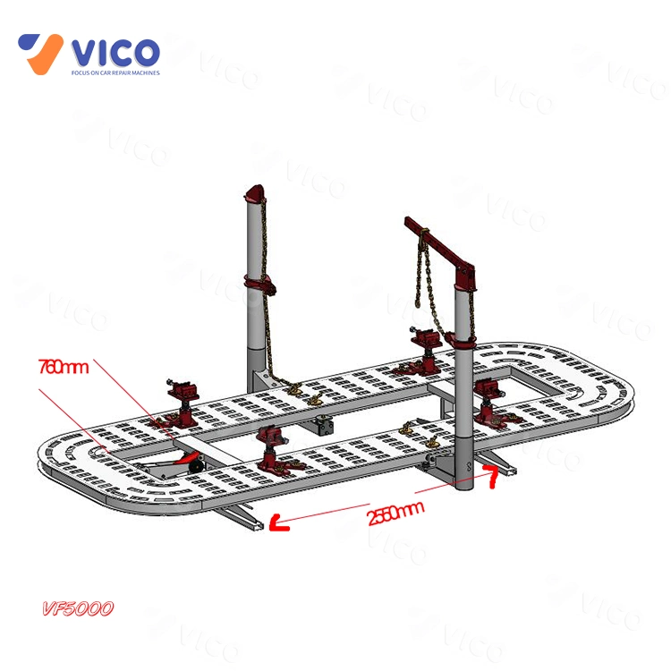 CE Factory Car Straightening Frame Machine Vehicle Body Repair Equipment for Auto Body Collision #Vf5000