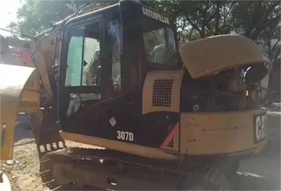 L&prime;escavatore Cat 307 Caterpillar 307D è stato usato in Giappone