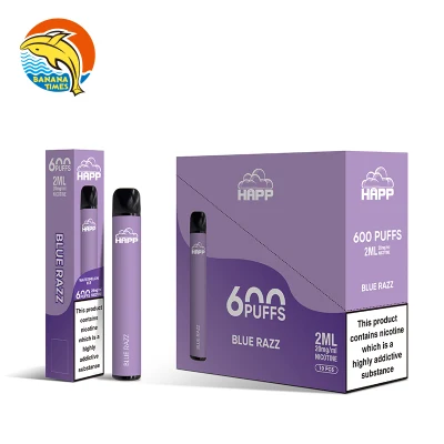 Produttore OEM all&prime;ingrosso Vape 2ml 600puffs e Cigarette monouso