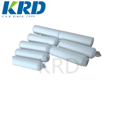 KRd Produttore cinese 20 pollici 1 micron PES Micro-poro membrana Filtro pieghettato