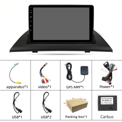 Navigazione GPS Autoradio 2DIN Car Audio Video Player HD Unità principale Android per BMW X3 E83 2004-12