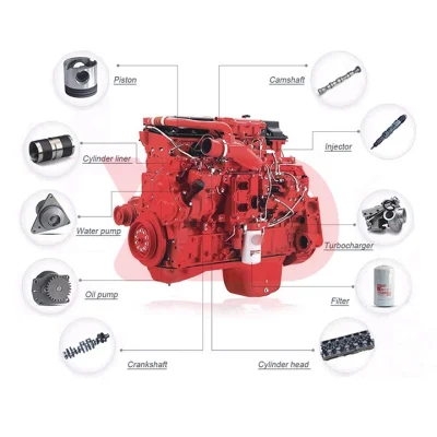 Gruppo testata motore diesel ISF 2.8 3.8 originale 5271176 Ricambi motore automatico testata motore 5258274 per Cummins Foton Carrelli