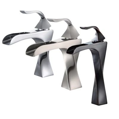 Produttore Hot Selling Hotel moderno stile bagno Bacino rubinetto cascata Rubinetto di rubinetto di acqua corrente del water del Sink