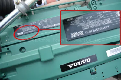 La Germania ha prodotto il motore diesel Volvo Penta Tad732ge alimentato 150kw/188kVA diesel Generatore
