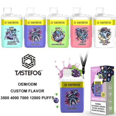 Tastefog Astro 7000 puffs ricaricabile massa e sigaretta Vape Online Negozio