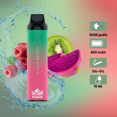 Cartuccia di puffs e-sigaretta Vape 5000 monouso in fabbrica Shenzhen 2023 Forma