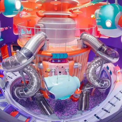 2, 500 m2 di Dynamic Play Park, soluzioni rivoluzionarie per il parco giochi al coperto su misura