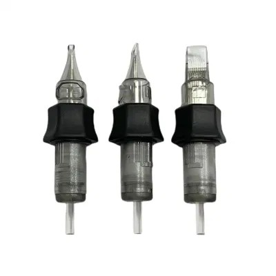 Cartuccia monouso monouso monouso per aghi per tatuaggio OEM ODM sterilizzata con dito in silicone Rest per l&prime;uso permanente di Body Art Makeup Tattoo