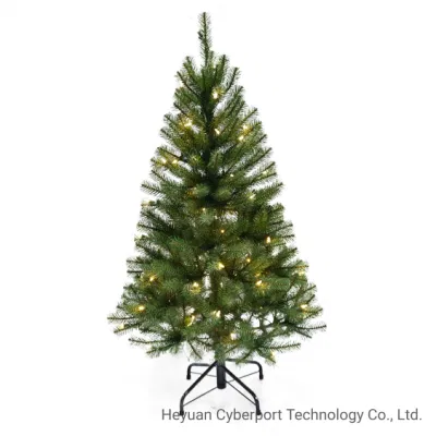 Fabbrica Natale decorazione 3FT artificiale Canadese Fir Grande albero piccolo Faux PVC albero di Natale verde