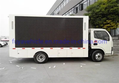 Fornitura in fabbrica JAC Digital Billboard sollevamento idraulico LED camion pubblicitario