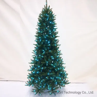 Factory Low Cost 6.5FT/7FT/7.5FT albero a cerniera in policromo di Natale pre-illuminato