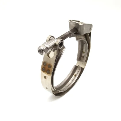 Scarico turbo a V in acciaio inox da 3 pollici a rilascio rapido Fascette stringitubo