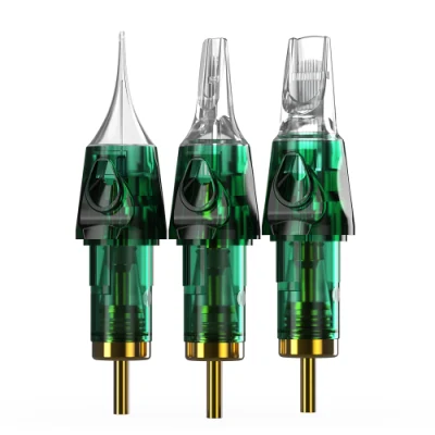 Membrana di sicurezza di qualità CNC Golden Universal Tattoo Cartridge Tattoo Needle Cartuccia