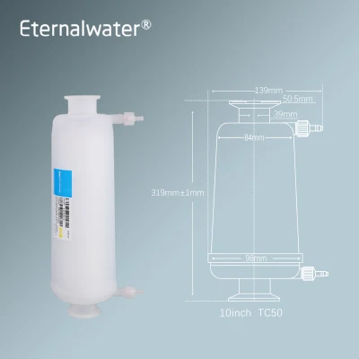 Cartuccia filtrante per capsula pieghettata monouso personalizzata OEM/ODM con membrana in PTFE