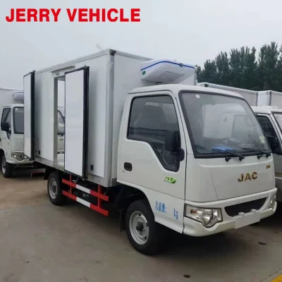 Prezzo di fabbrica 2ton 3,5m JAC Reefer Congelatore camion cassone Van Refirerator frigorifero camion refrigerato