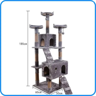 Fabbrica all&prime;ingrosso di lusso PET prodotto albero di gatto