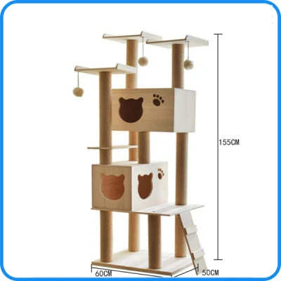 Fabbrica all&prime;ingrosso di lusso PET prodotto albero di gatto