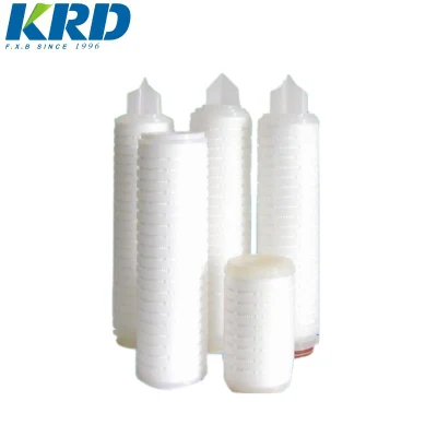 Filtro a membrana pieghettata in PP industriale ad alte prestazioni KRd da 0.2 micron Cartuccia