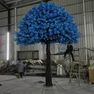 Factory Vendita a caldo gratuito campione di grande albero di legno di Falso artificiale Ciliegio fiore albero per decorazione domestica