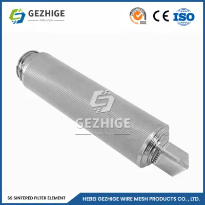 Gezhige Sinter Pous Metal Filter Produttori Sinter Square sintered Plastic Air Filtro 100 micron sinterizzato Cina 304 316L filtro in acciaio inox Cartucce