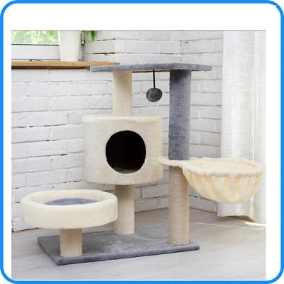 Fabbrica all&prime;ingrosso di lusso PET prodotto albero di gatto