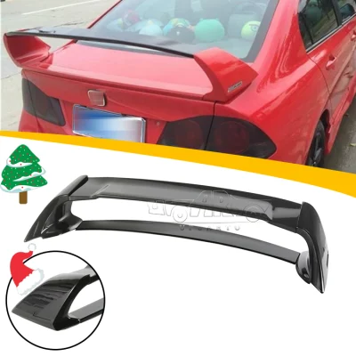  Fabbrica all&prime;ingrosso spoiler posteriore posteriore Fd2 lucido nero per Honda Civic 8° gen 2006-2011