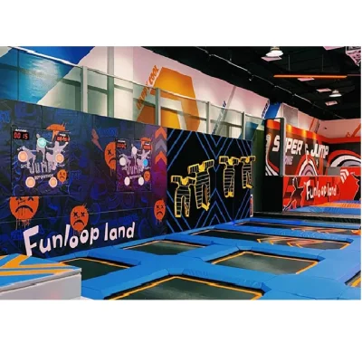 Verificato fornitore Avventura Play Park Big Games Playlands Indoor Trampolino Parcheggio