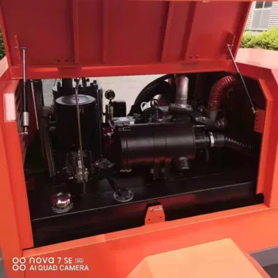 160cfm 8 bar 37kw 50 HP compressore d&prime;aria a vite diesel 160cfm Suppc50-8 Senza ruota