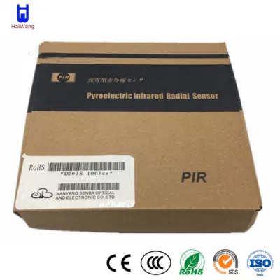 Sensore IP65 PIR sensore Haiwang Cina mq Produttore all&prime;ingrosso Teoria dei sensori ottici OEM D203s sensore analogico a infrarossi piroelettrico per Raggio d&prime;azione a infrarossi
