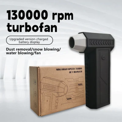 Fabbrica R&amp;D Vento velocità 60m/S 120W 130000 giri/min Mini violento Ventola a getto del motorino della turbina del turbocompressore