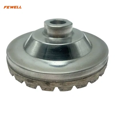 Mola a tazza in alluminio Turbo Diamond per calcestruzzo granito