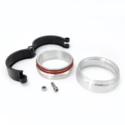 Kit di morsetti a V universali senza perdite da 4&quot;/102 mm a rilascio rapido in alluminio