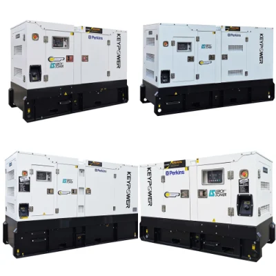 Motore elettrico a quattro tempi con generatore diesel a potenza silenziosa e insonorizzato da 20 kVA Alimentato da una fabbrica OEM di set di raffreddamento ad acqua Cummins Engine/Perkins/Weichai