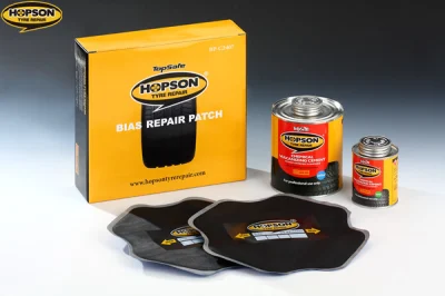 Kit di riparazione pneumatici di polarizzazione tubo di puntura gomma, patch a freddo radiale Toppa pneumatici
