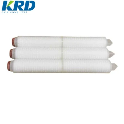 Cartuccia filtrante per acqua pieghettata in PP ad alte prestazioni KRd da 5 micron