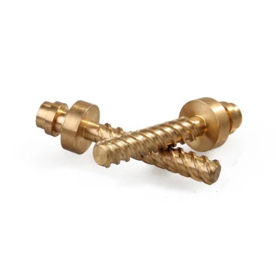  Pezzi di precisione per macchine in ottone lavorazione CNC pezzi in ottone lavorazione CNC Albero in rame