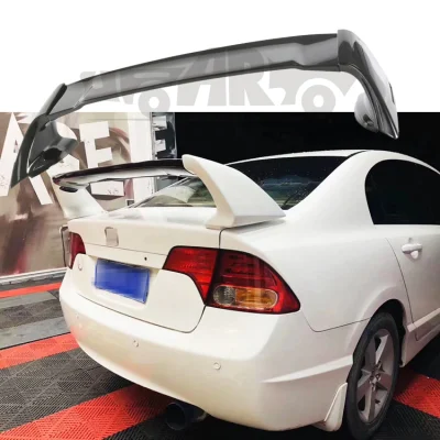 Fabbrica all&prime;ingrosso spoiler posteriore posteriore Fd2 lucido nero per Honda Civic 8° gen 2006-2011