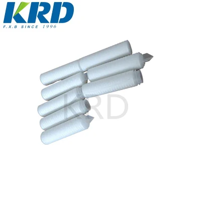 KRd Produttore cinese 20 pollici 1 micron PES Micro-poro membrana Filtro pieghettato