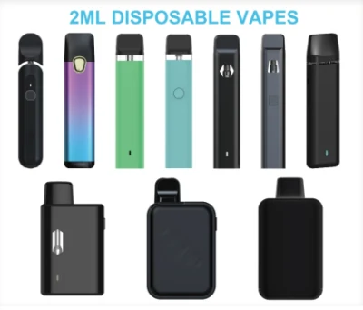Sigarette Vape Pen vuote ODM/OEM gratuite, 6 ml, 1.2 Ohm Cartuccia con contenitore a spirale in ceramica con batteria ricaricabile da 400 mAh per D8 D9 D10