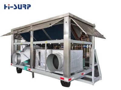 Produttore cinese Hi-Surp R410A scambiatore di calore dell&prime;unità di raffreddamento dell&prime;aria della granella con Compressore Copeland/Panasonic/Hitachi