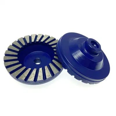 Mola a tazza in alluminio Turbo Diamond per calcestruzzo granito