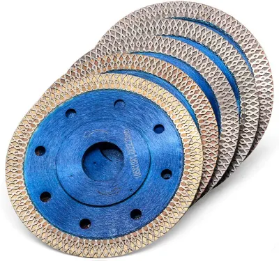 Lama per sega a rombo Turbo da 115 mm con flangia in ceramica Taglio di porcellane e piastrelle senza Chippatura