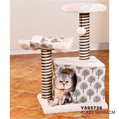 China Factory Outdoor Cat Tree Cat Scratching Tree