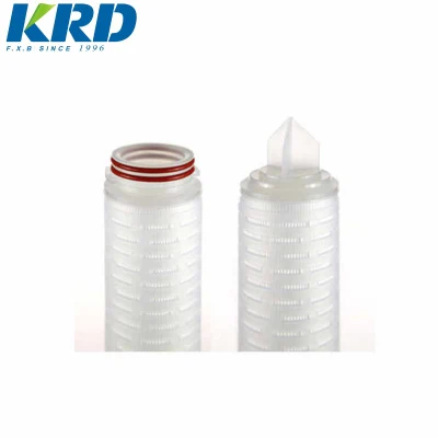 Cartuccia filtrante per acqua pieghettata in PP ad alte prestazioni KRd da 5 micron