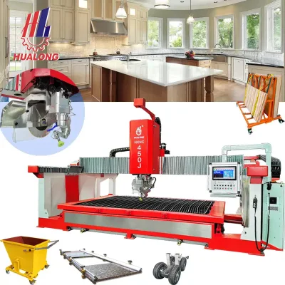 Macchina per pietra Hualong CNC sega per marmo granito macchina per taglio pietre Prezzo di taglio ODM Hknc-500 in Sudafrica/Algeria/Zimbabwe/Arabia Saudita/Mongolia/Kazakistan