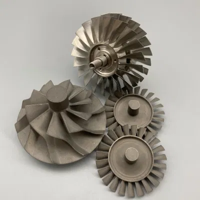 713 718 cera per alte temperature in alluminio CNC a 5 assi per colata automobilistica Turbocompressore con girante in lega di nichel acciaio inox/lega di nichel