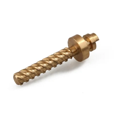 Pezzi di precisione per macchine in ottone lavorazione CNC pezzi in ottone lavorazione CNC Albero in rame