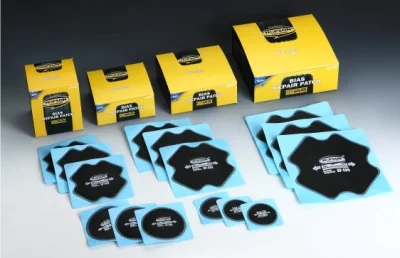 Kit di riparazione pneumatici di polarizzazione tubo di puntura gomma, patch a freddo radiale Toppa pneumatici