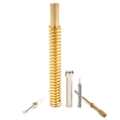 Pezzi di precisione per macchine in ottone lavorazione CNC pezzi in ottone lavorazione CNC Albero in rame